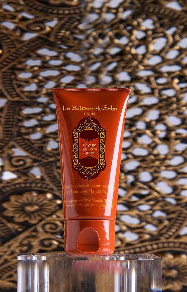Moisturizing Hand Cream -  Ayurvedic Treatment - Amber Vanilla Patchouli Journey To The Spices Route