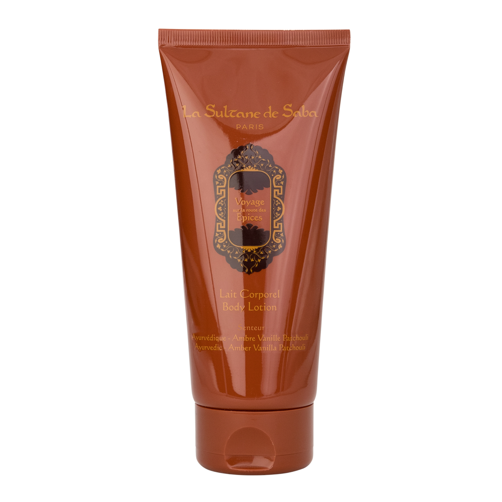 Body Lotion - Ayurvedic Treatment - Amber Vanilla Patchouli Journey To the Spices Route