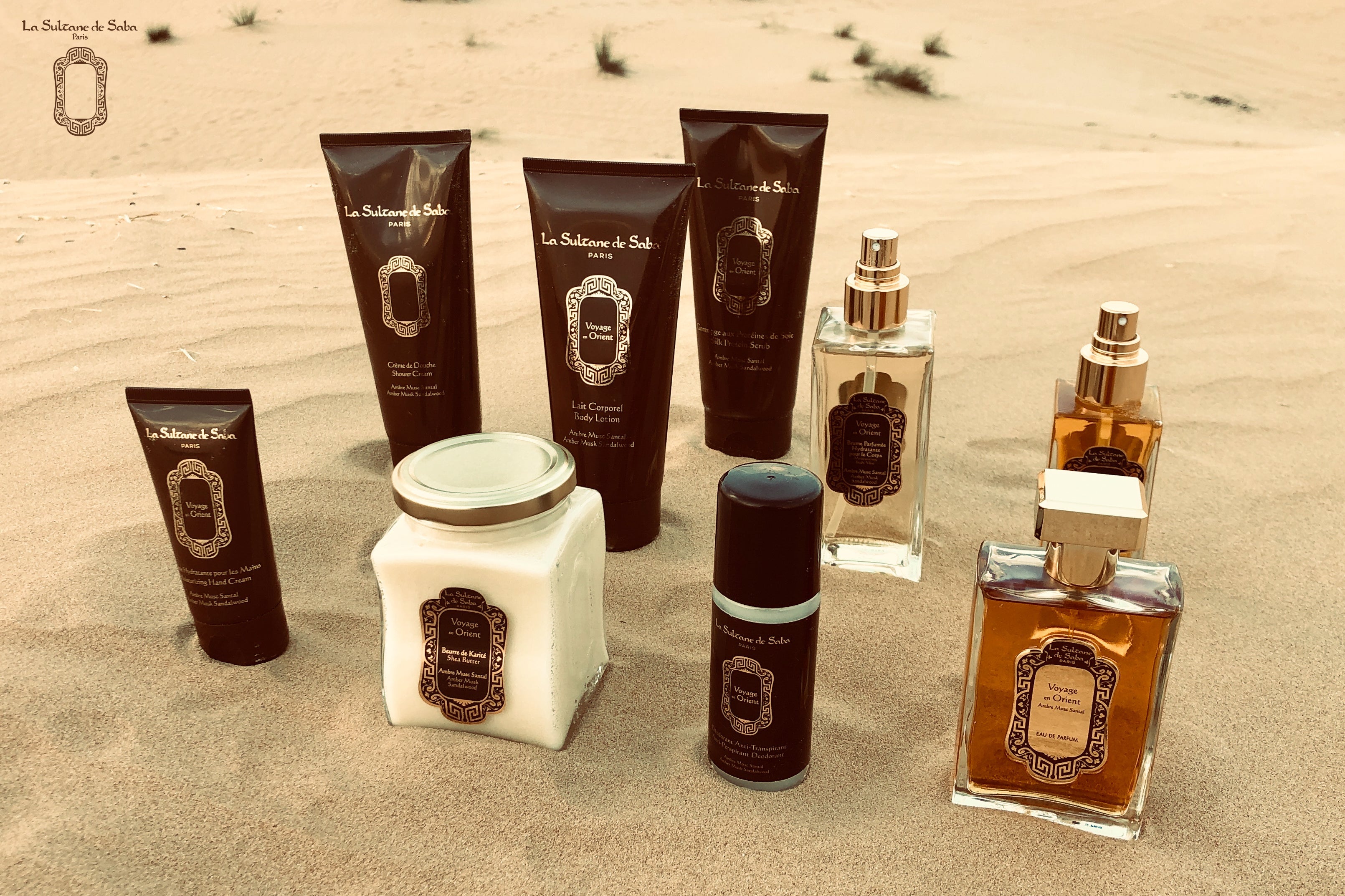 Silk Protein Scrub -  Amber, Musk & Sandalwood – Journey to the Orient