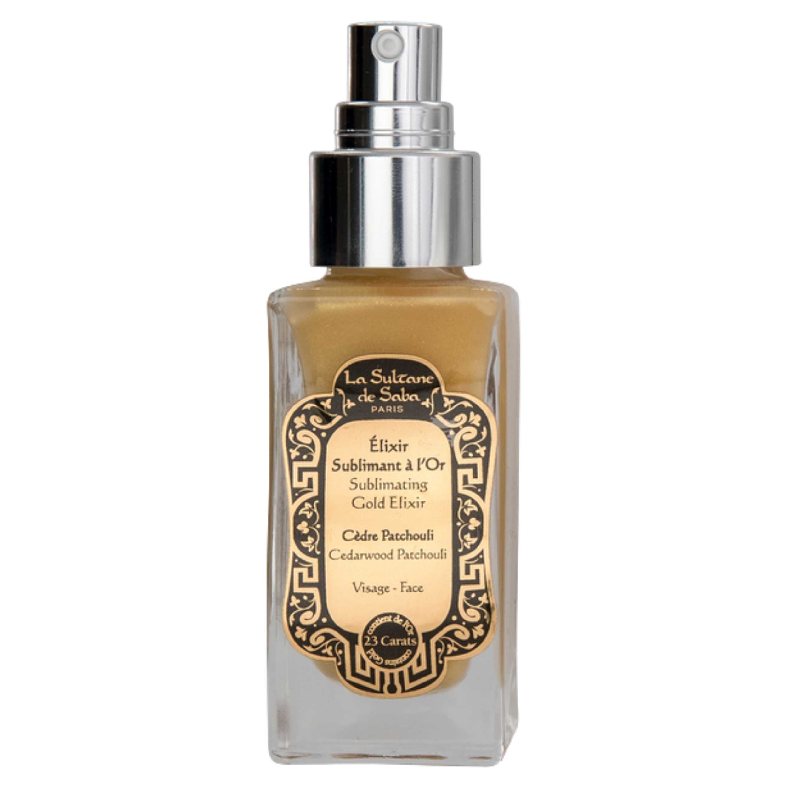 Sublime Gold Face Elixir – Cedarwood & Patchouli