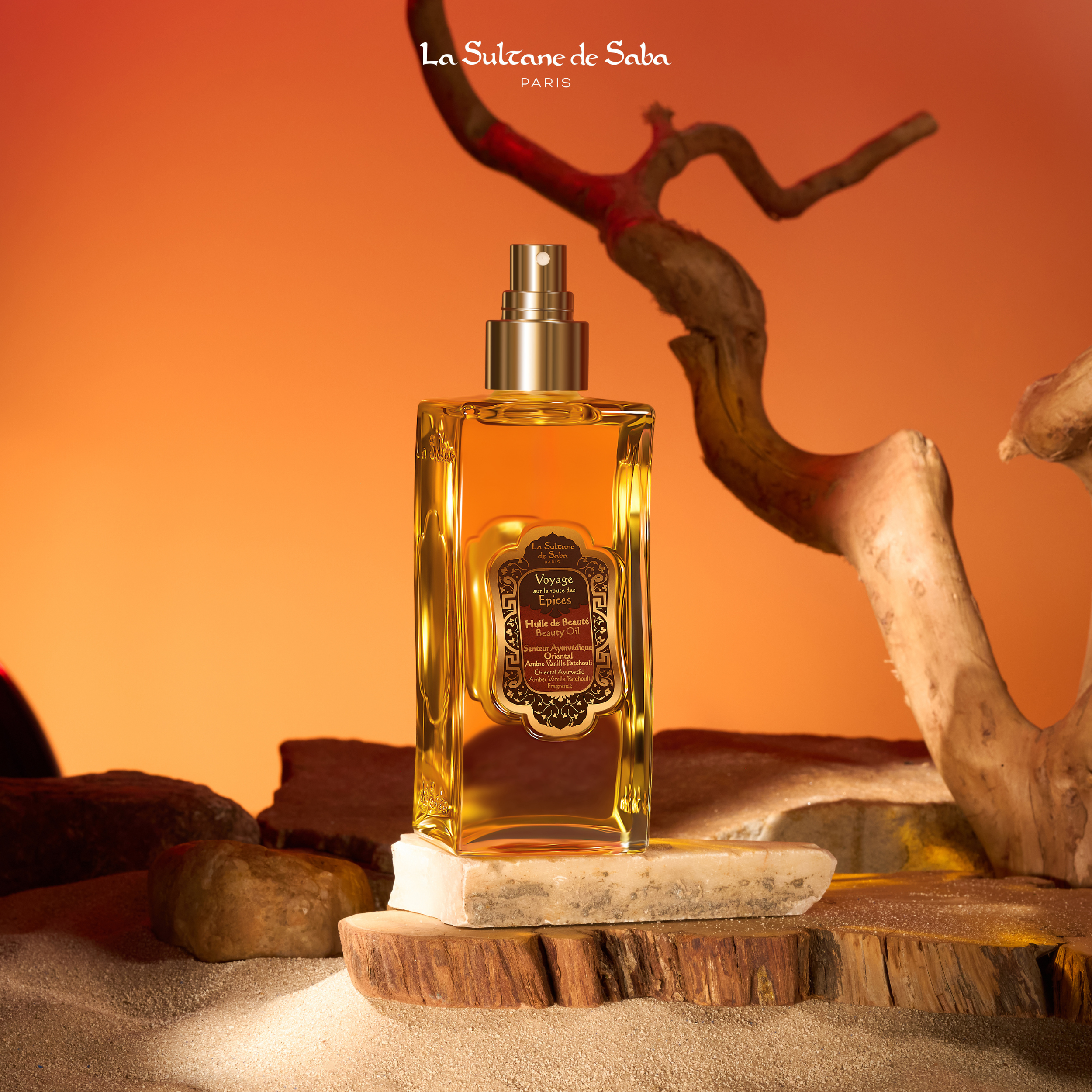 Beauty Oil – Amber Vanilla Patchouli – Ayurvedic – Journey to the Spices Route