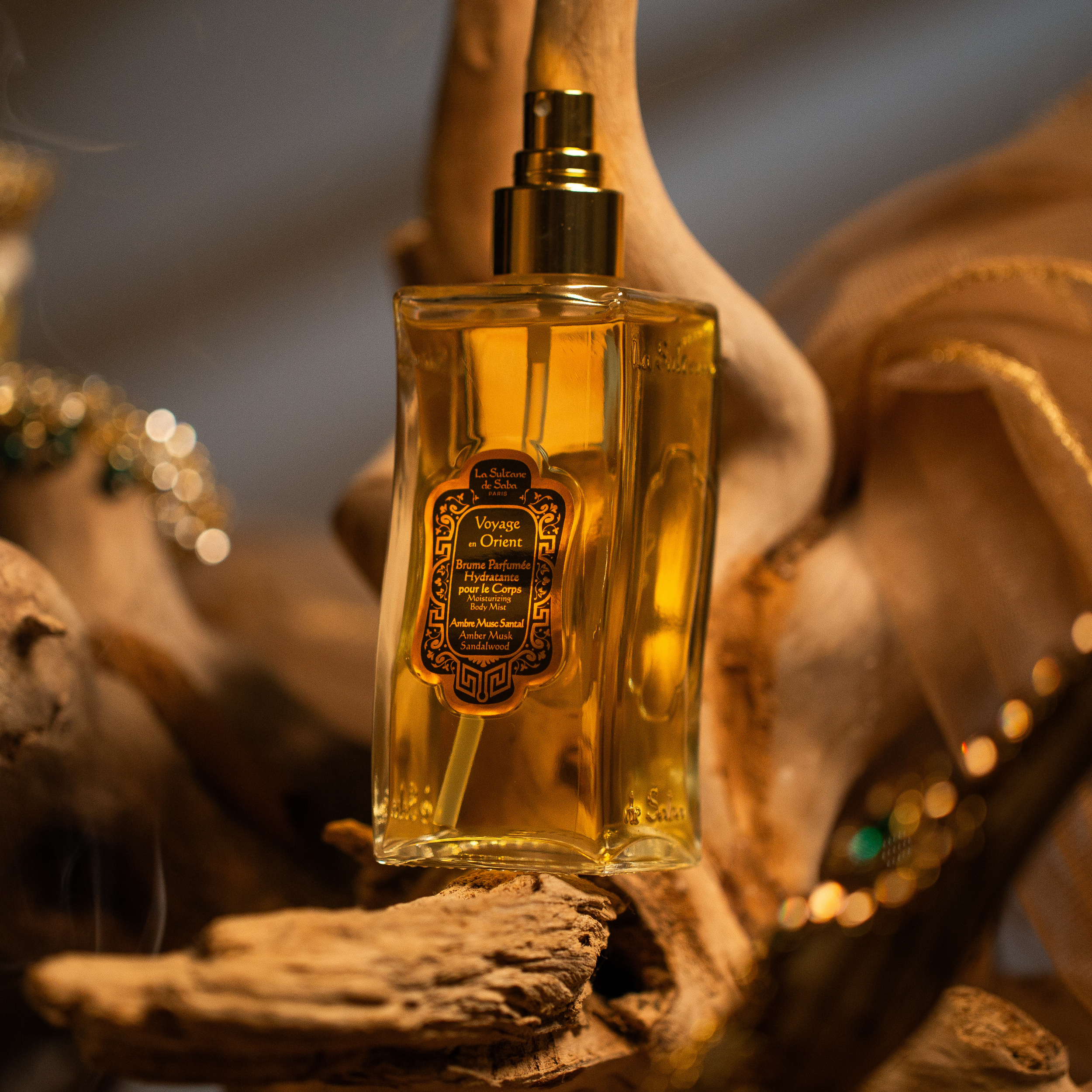 Body Mist – Amber, Musk & Sandalwood – Journey to the Orient